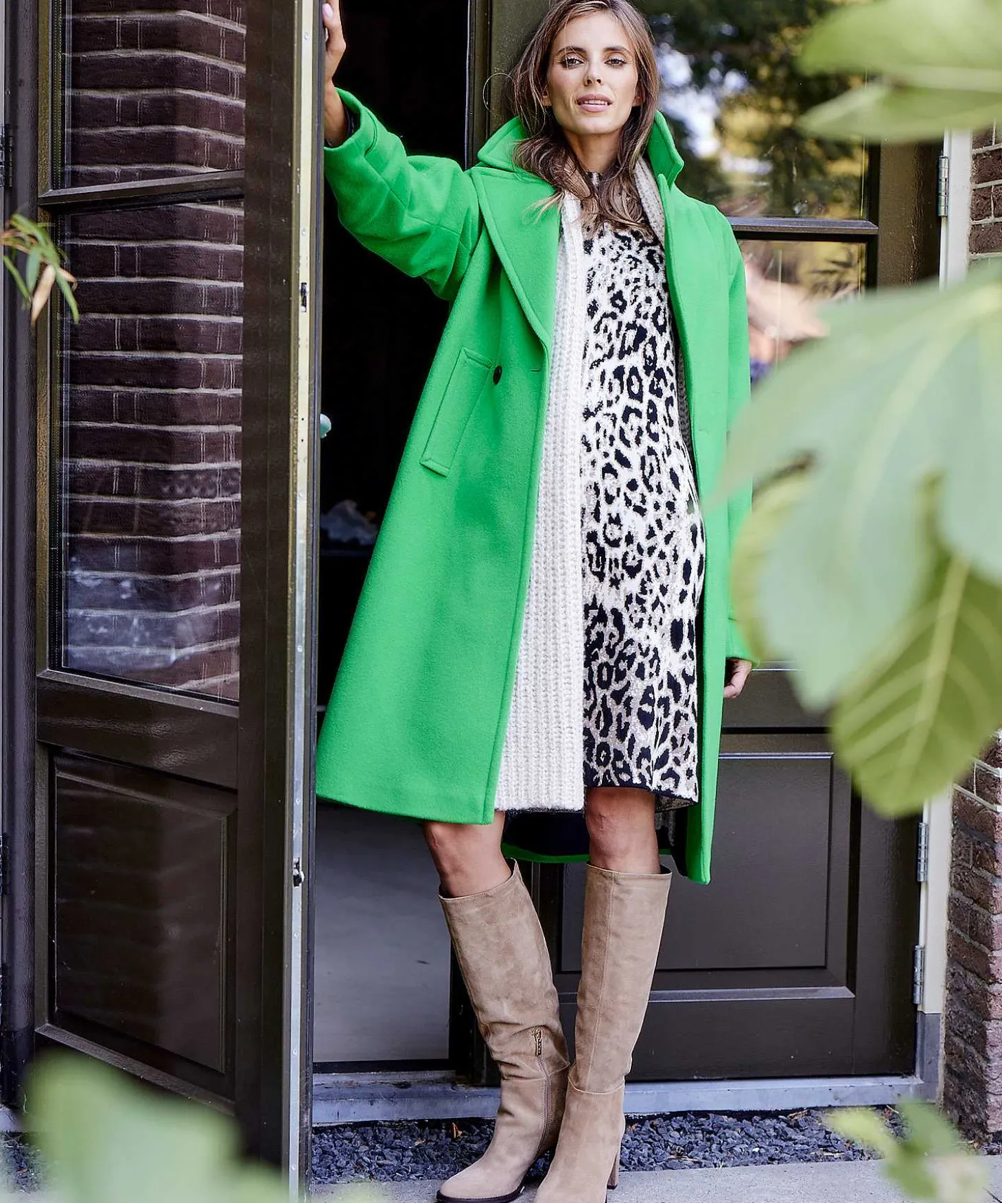 Giulia E Tu Jurk Col Animalprint