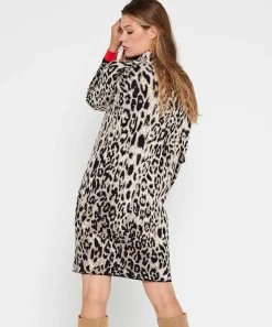 Giulia E Tu Jurk Col Animalprint