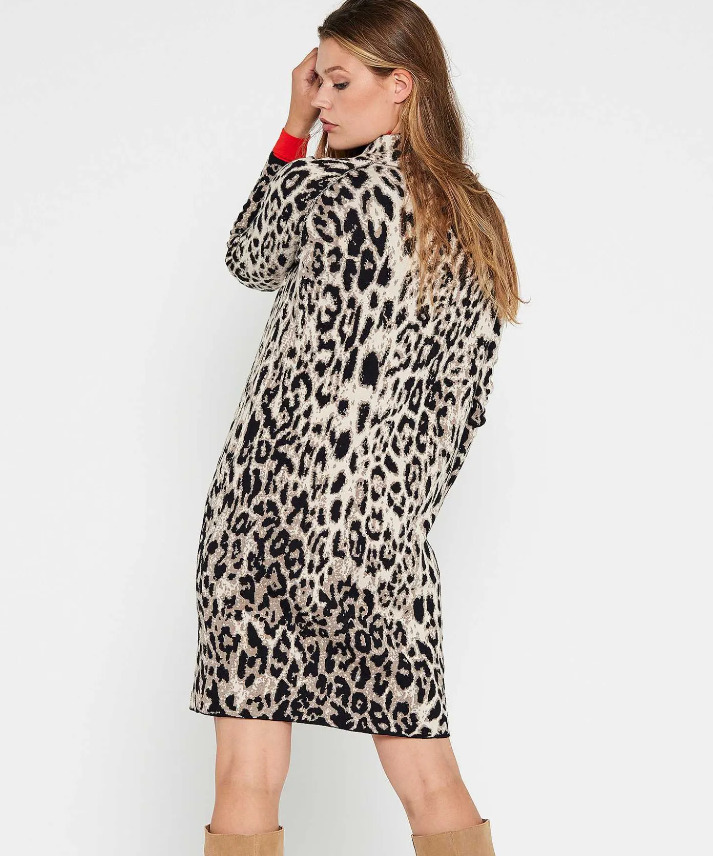 Giulia E Tu Jurk Col Animalprint