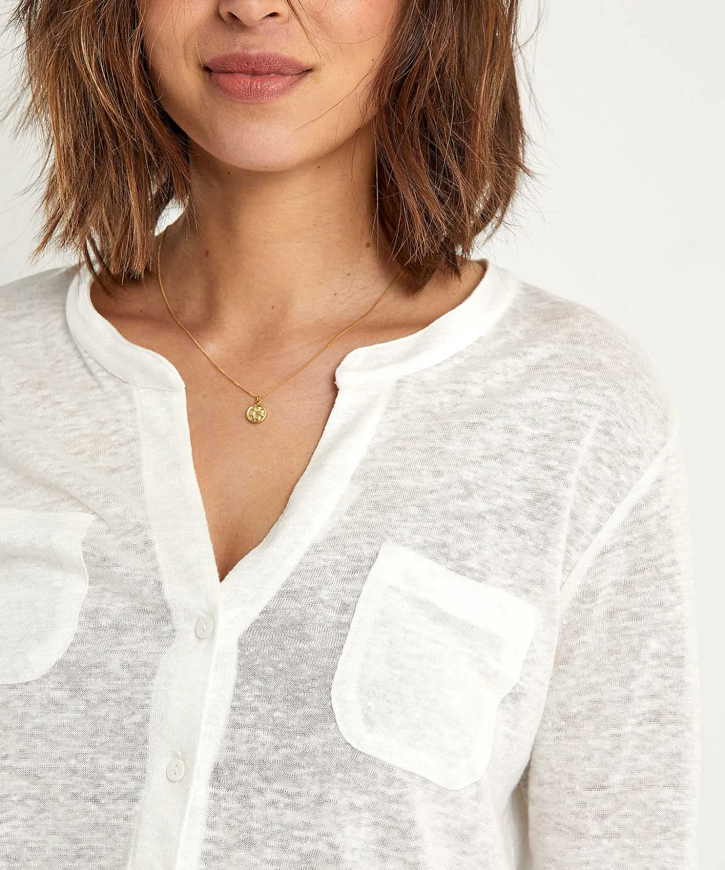 Giulia E Tu Linnen Blouse Shirt