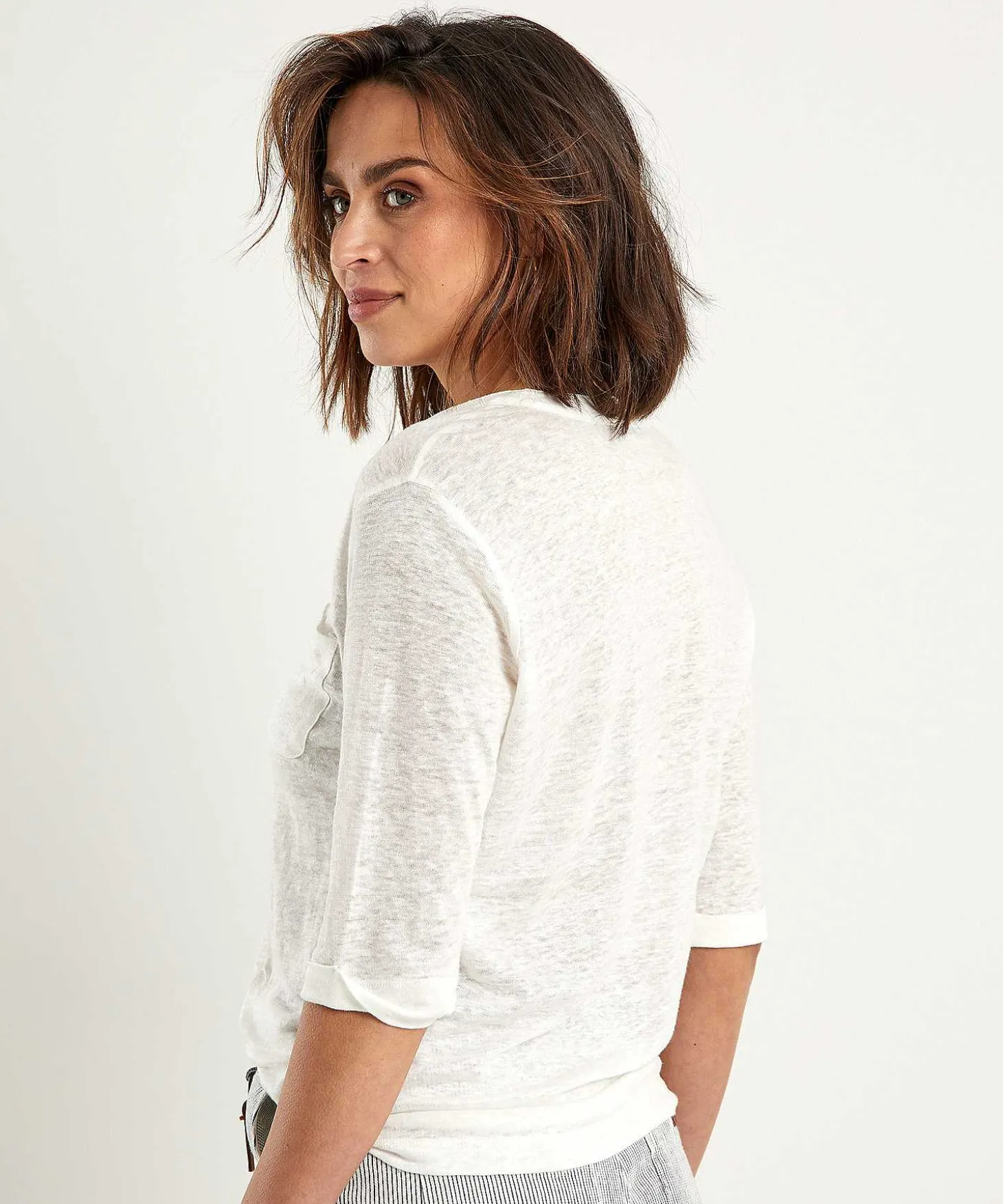 Giulia E Tu Linnen Blouse Shirt