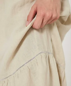 Giulia E Tu Linnen Maxi-Rok