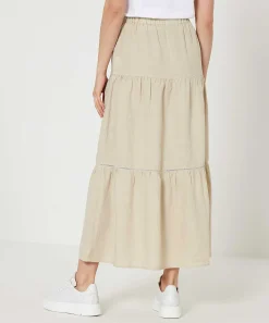 Giulia E Tu Linnen Maxi-Rok