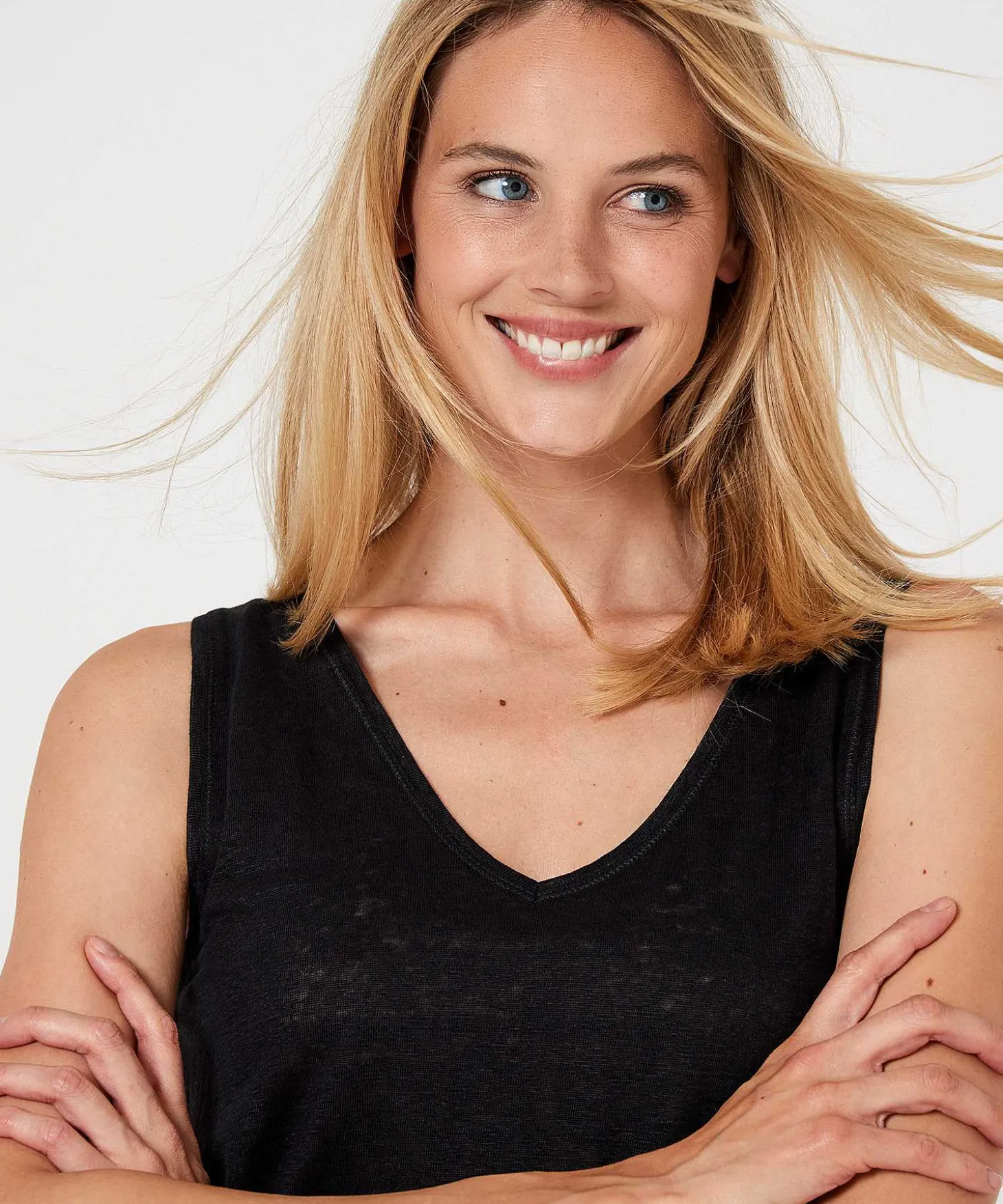 Giulia E Tu Linnen Mouwloze Top