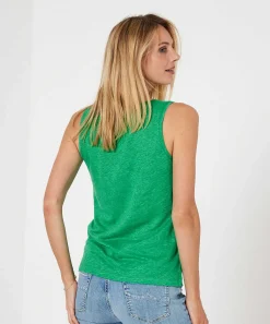 Giulia E Tu Linnen Mouwloze Top