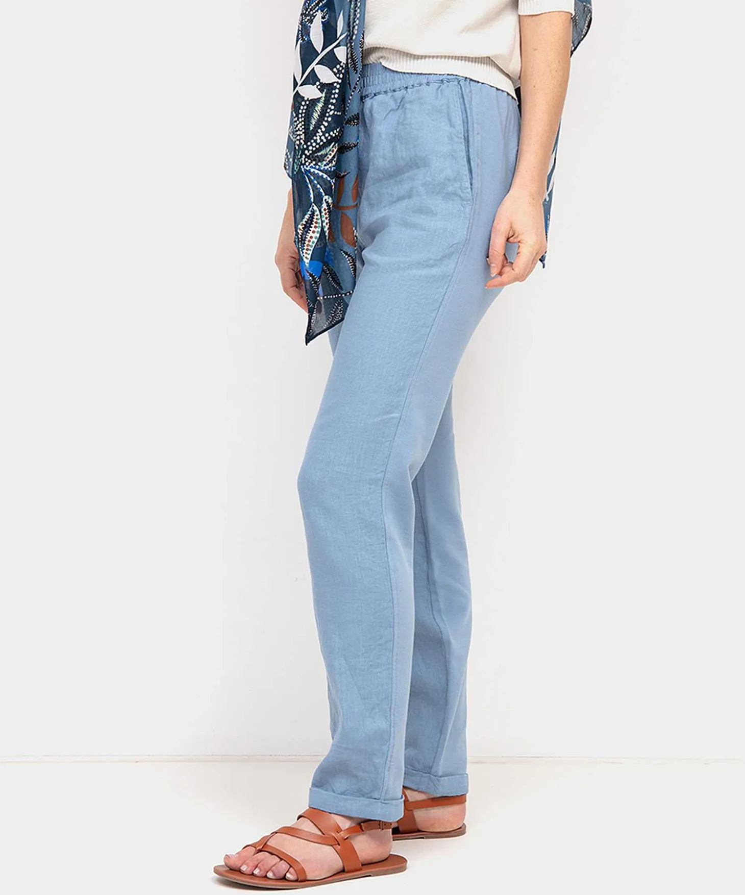 Giulia E Tu Linnen/Tricot Broek