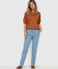 Giulia E Tu Linnen/Tricot Broek