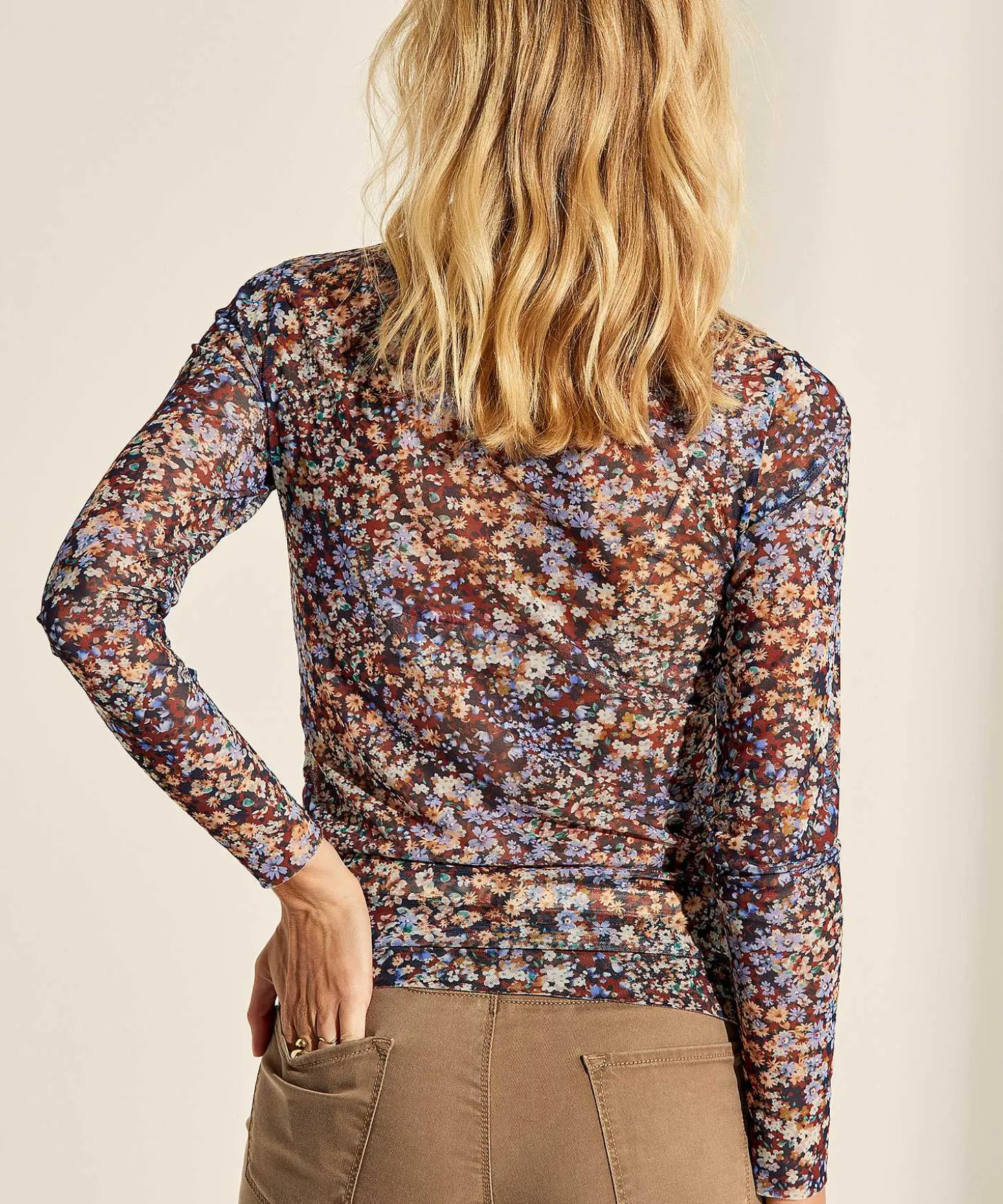 Giulia E Tu Mesh Colshirt Millefleurs