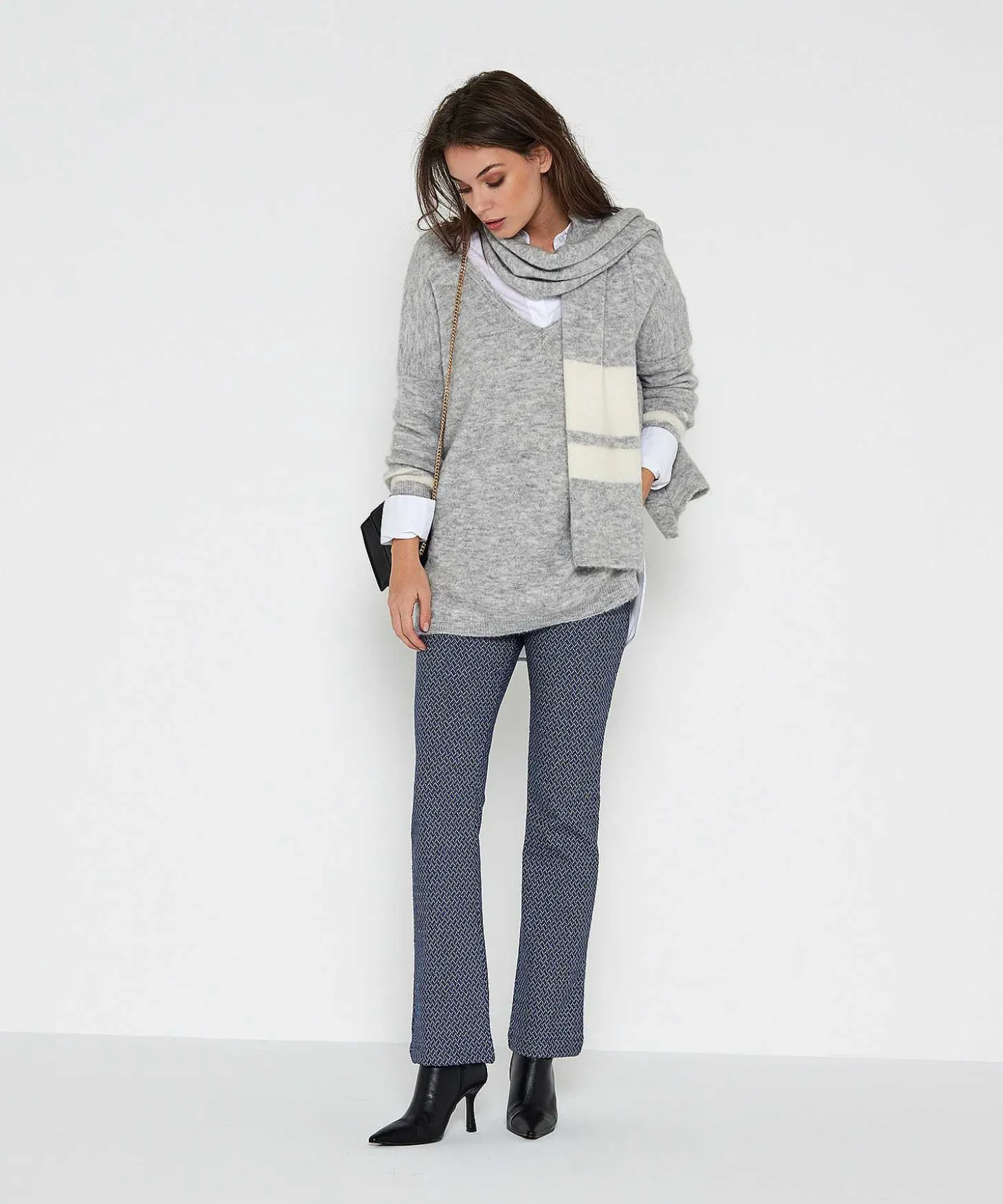 Giulia E Tu Oversized Trui V-Hals