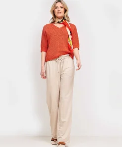 Giulia E Tu Relaxte Broek Rechte Pijp