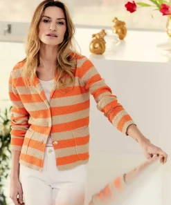 Giulia E Tu Relief Blazervest Streep