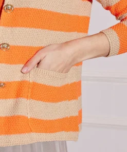 Giulia E Tu Relief Blazervest Streep
