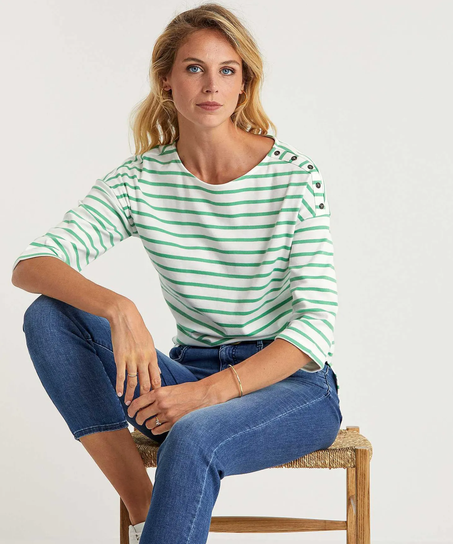 Giulia E Tu Shirt Bretonse Streep