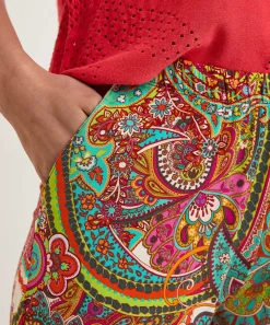 Giulia E Tu Slinky Broek Paisley