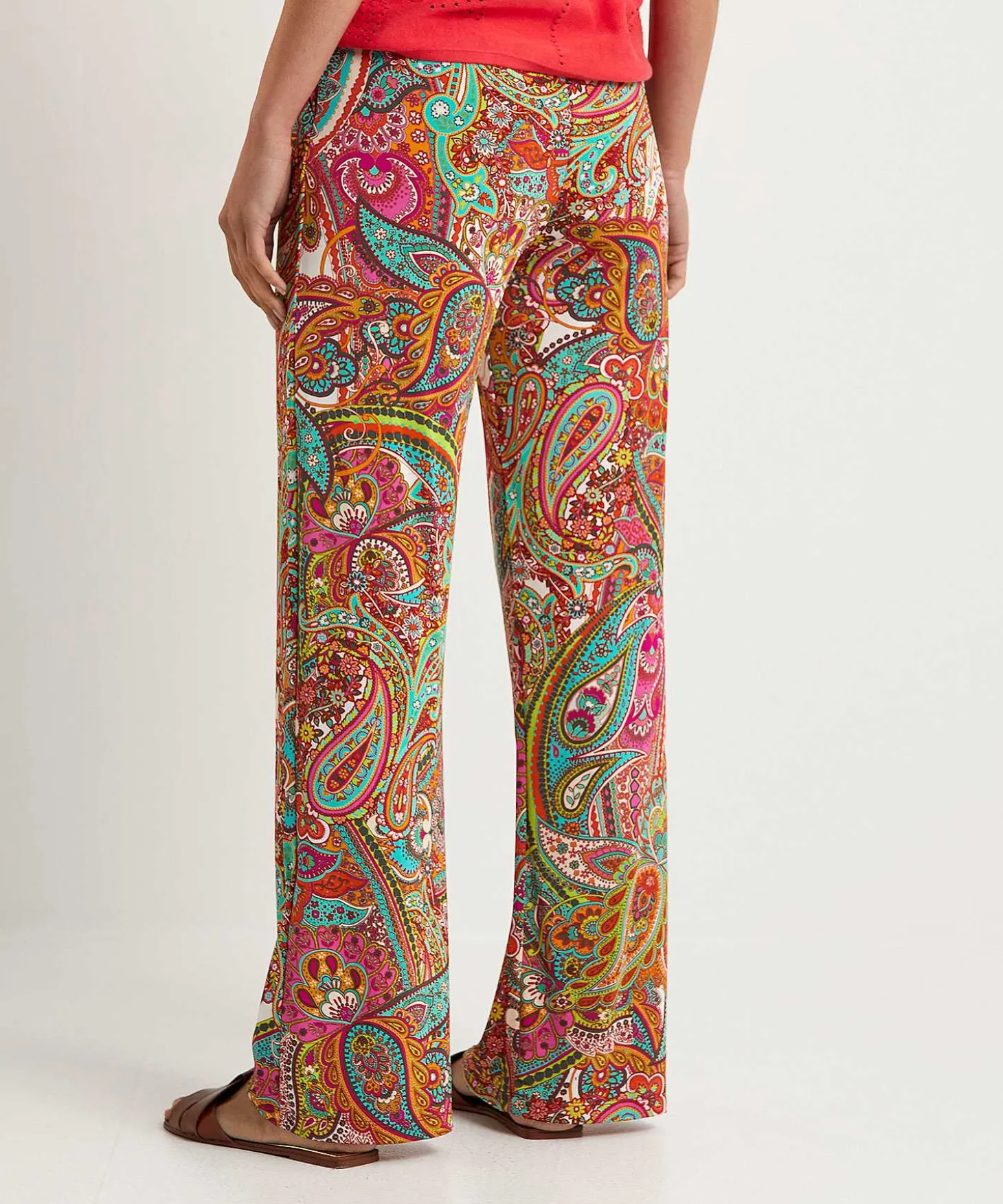 Giulia E Tu Slinky Broek Paisley
