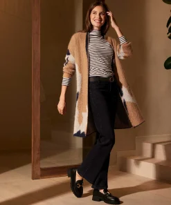 Giulia E Tu Swagger Vest Mohairmix Jacquard