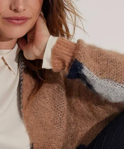 Giulia E Tu Swagger Vest Mohairmix Jacquard
