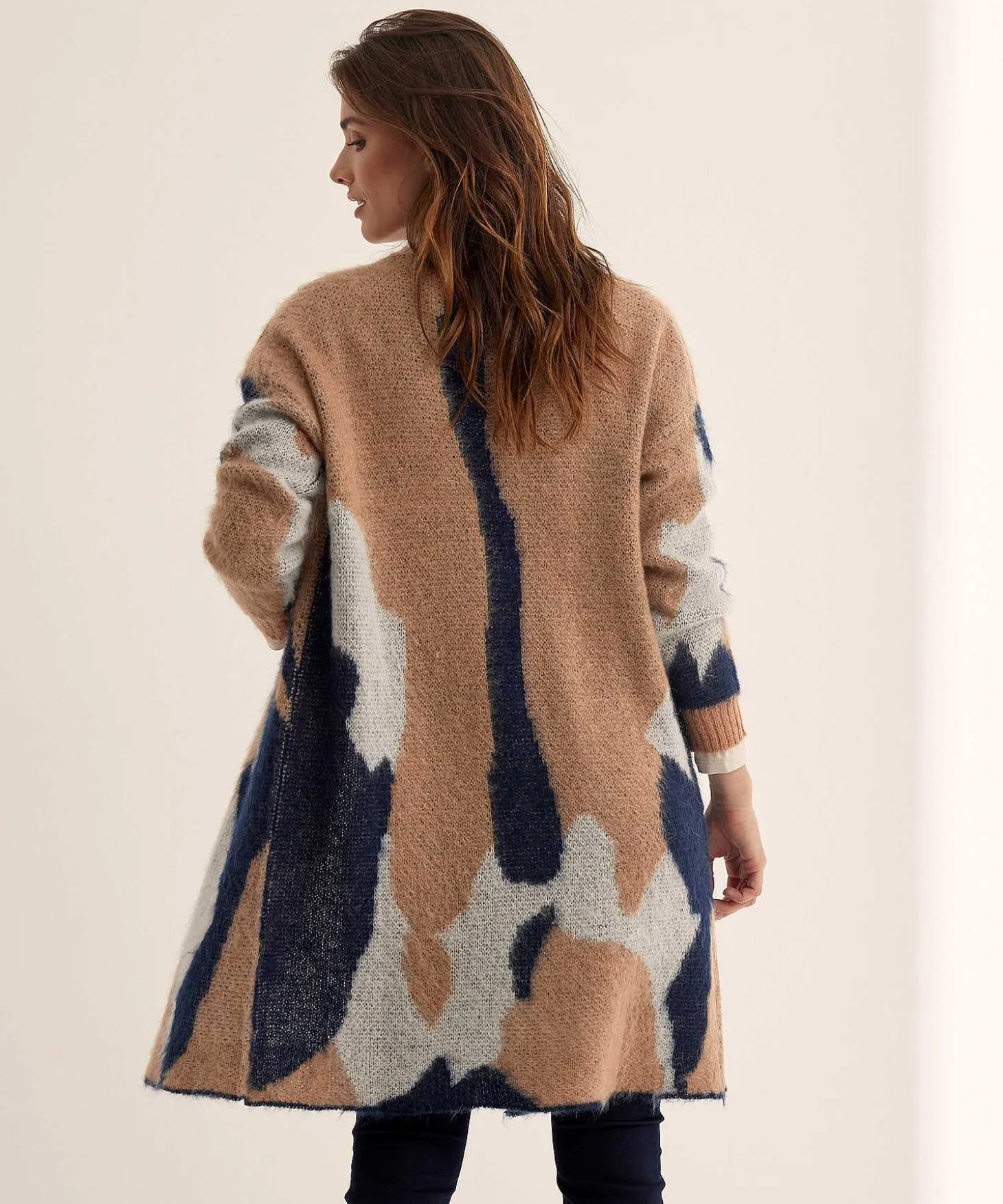 Giulia E Tu Swagger Vest Mohairmix Jacquard