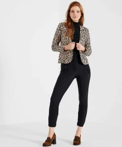 Giulia E Tu Sweat Blazer Animalprint