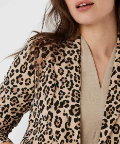 Giulia E Tu Sweat Blazer Animalprint