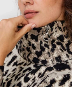 Giulia E Tu Trui Asymmetrische Rits Animalprint