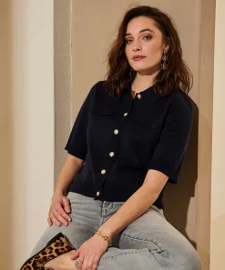 Giulia E Tu Vest Met Knopen
