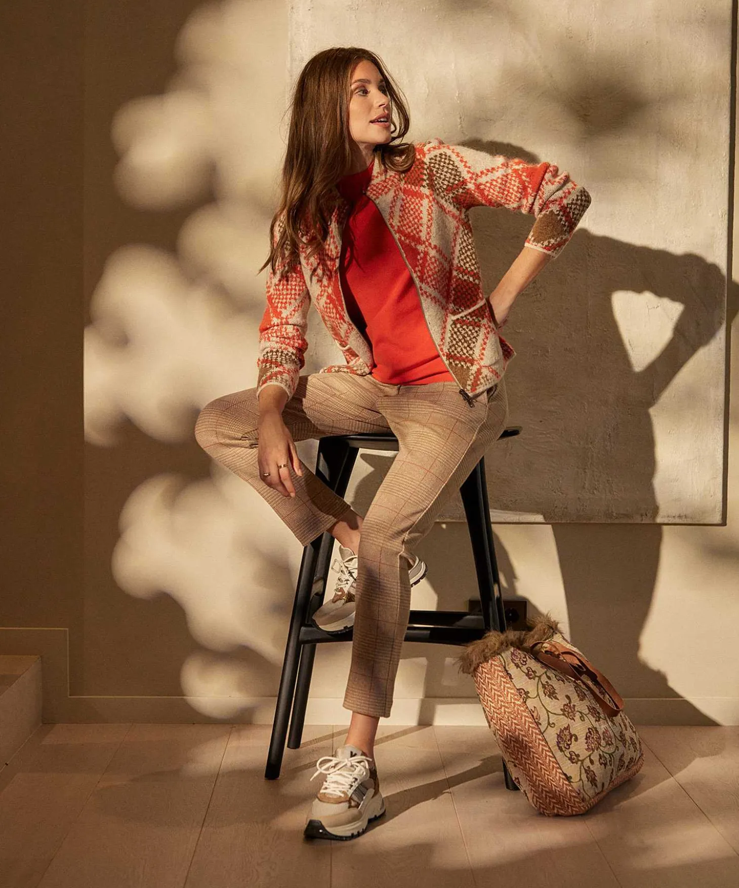 Giulia E Tu Vest Wolmix Fancy Argyle