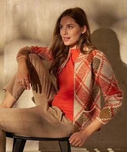 Giulia E Tu Vest Wolmix Fancy Argyle