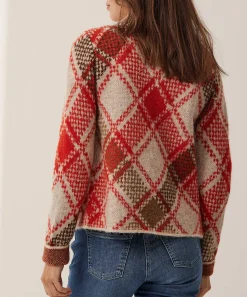 Giulia E Tu Vest Wolmix Fancy Argyle