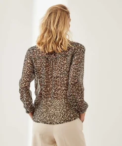Giulia E Tu Voile Blouse All-Overprint