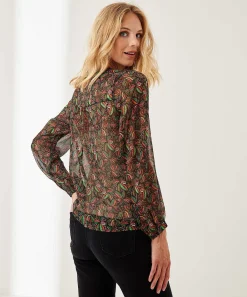 Giulia E Tu Voile Blouse All-Overprint