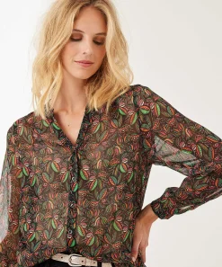 Giulia E Tu Voile Blouse All-Overprint
