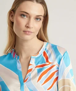Herzen's Angelegenheit Blouse Zijde Aquarius Print