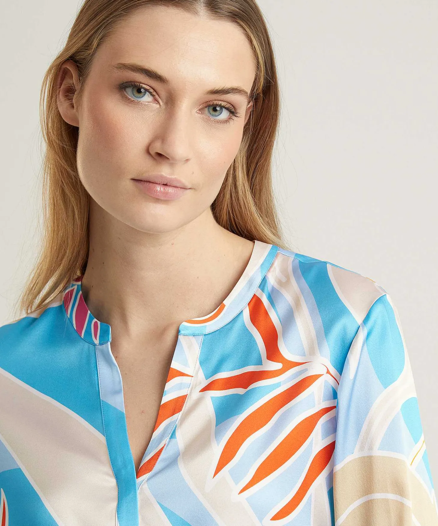 Herzen's Angelegenheit Blouse Zijde Aquarius Print