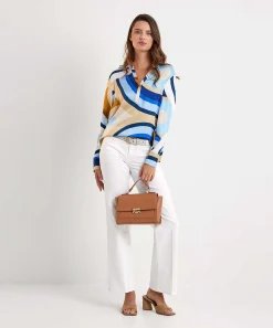 Herzen's Angelegenheit Zijde Blouse Swirlprint