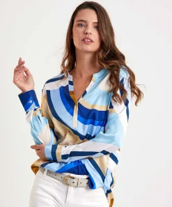 Herzen's Angelegenheit Zijde Blouse Swirlprint