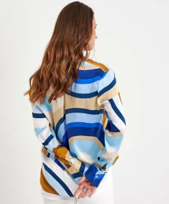 Herzen's Angelegenheit Zijde Blouse Swirlprint