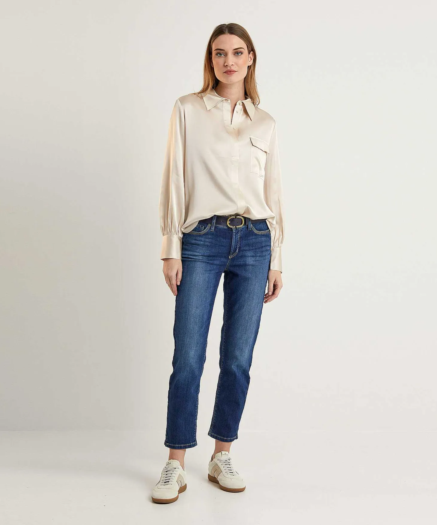 Herzen's Angelegenheit Zijde Blouse
