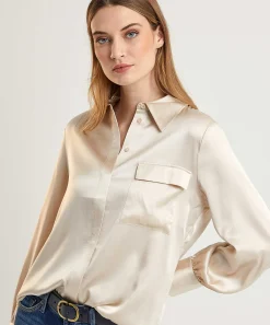 Herzen's Angelegenheit Zijde Blouse