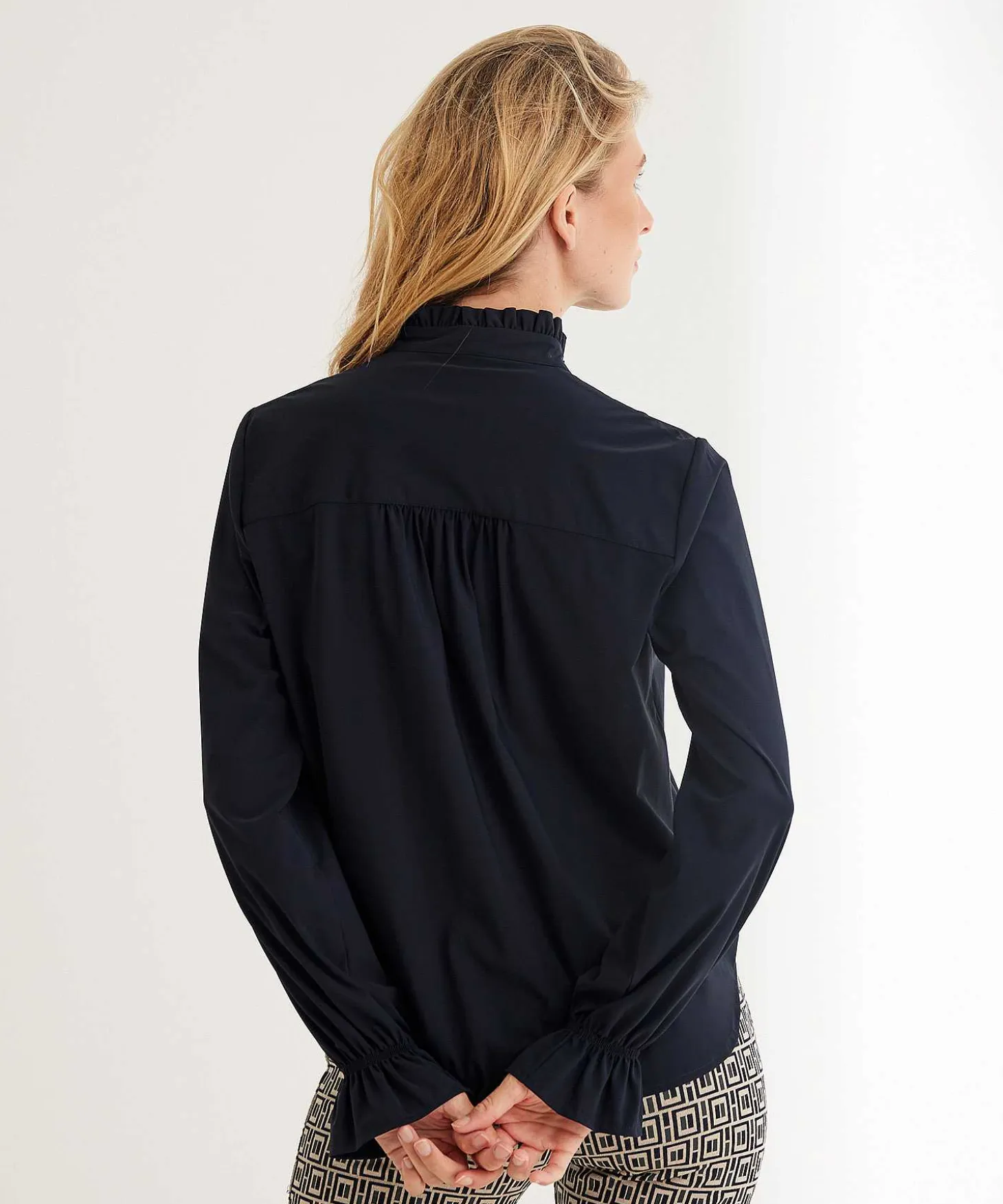 Jane Lushka Blouse Travelstof Roberta