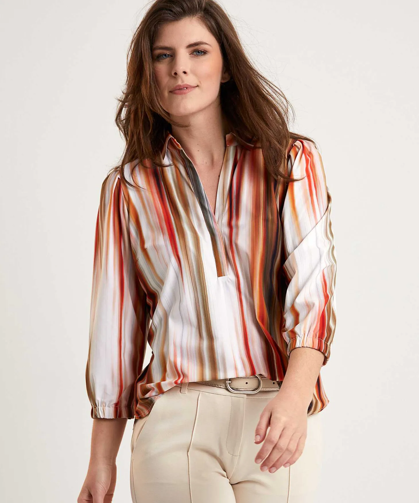 Japan Tky Blouse Print Travelstof Fusa