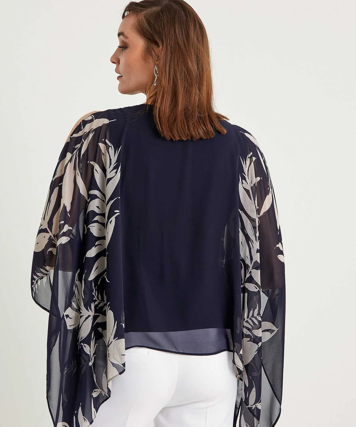 Joseph Ribkoff Blouse Voile Mouwen