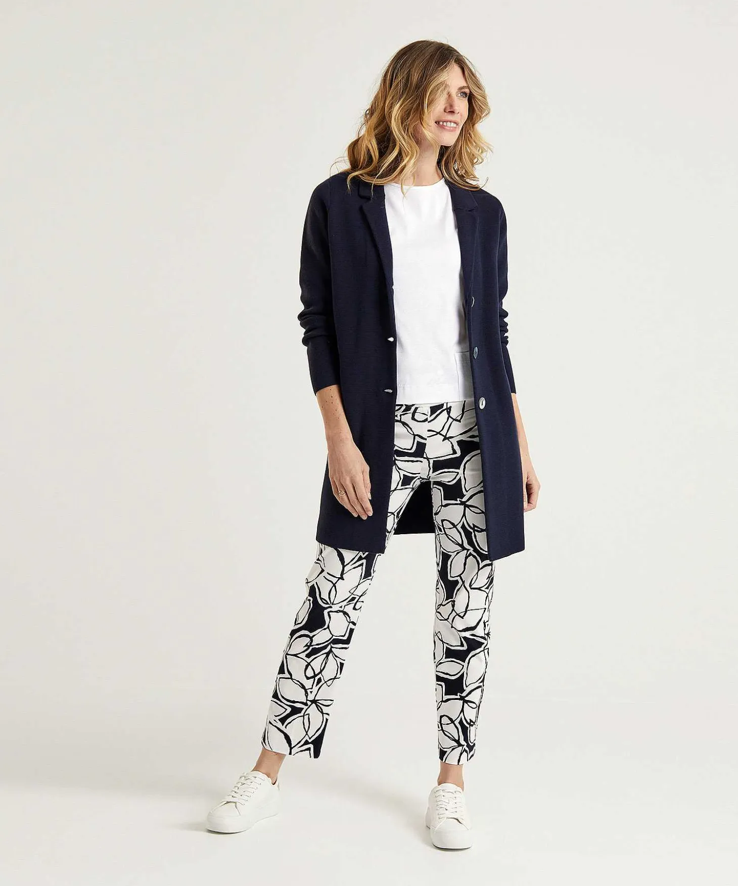Joseph Ribkoff Heavy Viscose Broek Bladprint