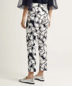 Joseph Ribkoff Heavy Viscose Broek Bladprint