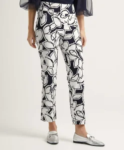 Joseph Ribkoff Heavy Viscose Broek Bladprint