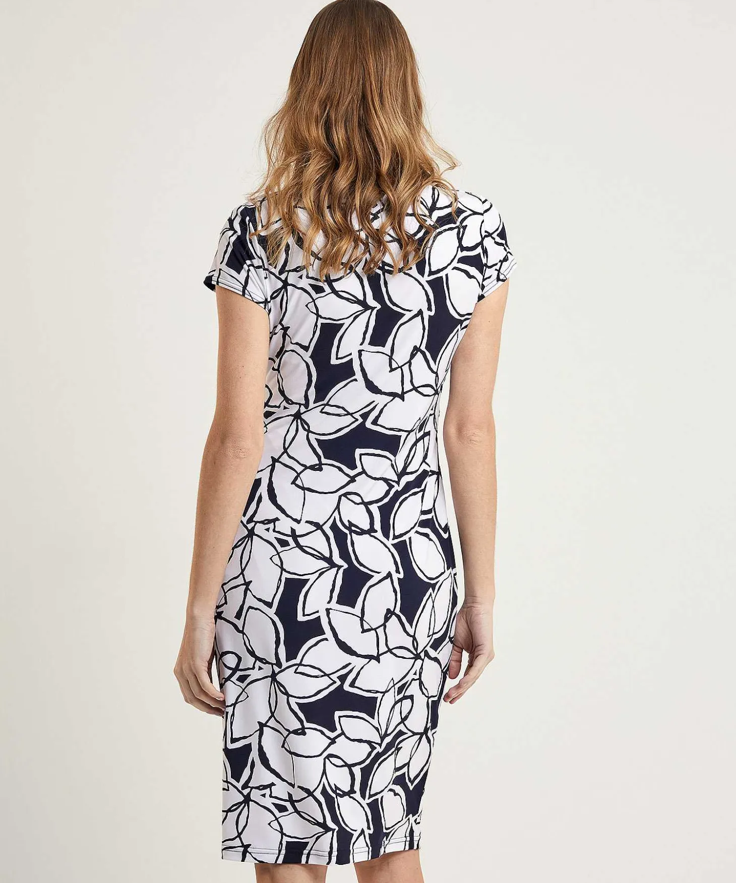 Joseph Ribkoff Jurk Bladprint