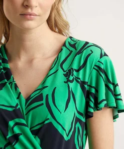 Joseph Ribkoff Overslagjurk Strikdetail Bloemenprint