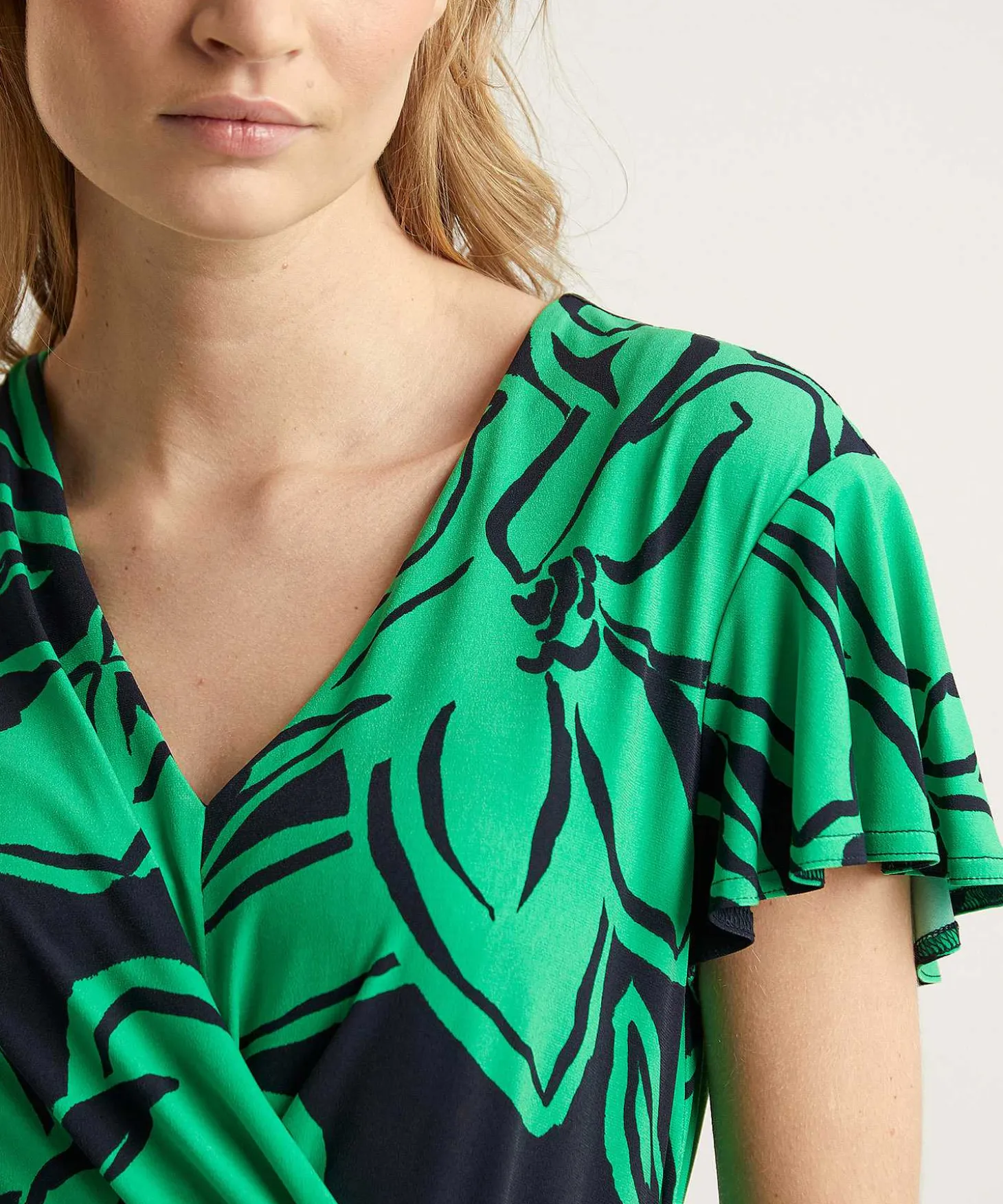 Joseph Ribkoff Overslagjurk Strikdetail Bloemenprint