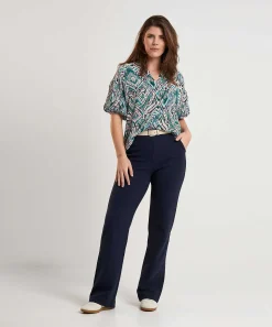 Kyra Blouse Ikat Print Titia