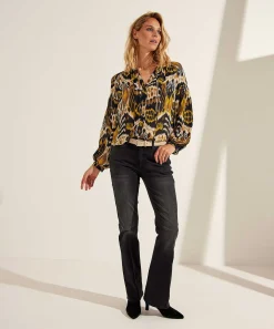 Kyra Blouse Ikatprint Vaiana